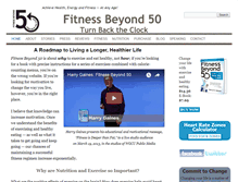 Tablet Screenshot of fitnessbeyondfifty.com